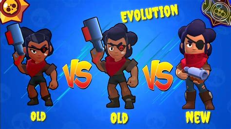 Brawlers Evolution Brawl Stars Old Vs New Youtube