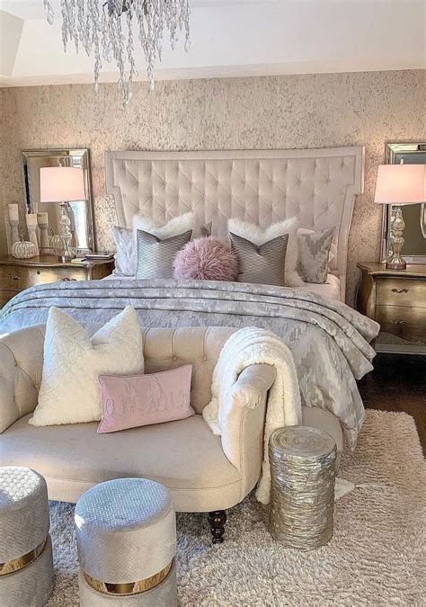 35 Amazing And Inspirational Glamour Bedroom Ideas Glamourous