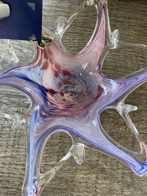 Vintage Italian Murano Art Glass Starfish Style Bowl Ebay