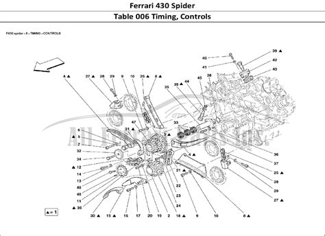 Buy Original Ferrari 430 Spider 006 Timing Controls Ferrari Parts