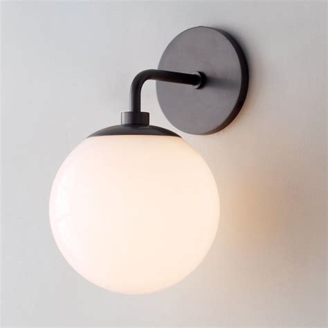 Tehenoo minimalist plug in wall sconce set of 2, glass shade wall light fixture industrial edison wall lamps with on/off cord retro wall sconce for bedroom,stair,reading,overhead,farmhouse e26 base. Minimalist Globe Sconce (With images) | Globe sconce ...