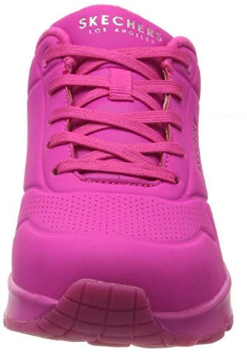 Skechers Street Womens Uno Night Shades Sneaker Hot Pink 65