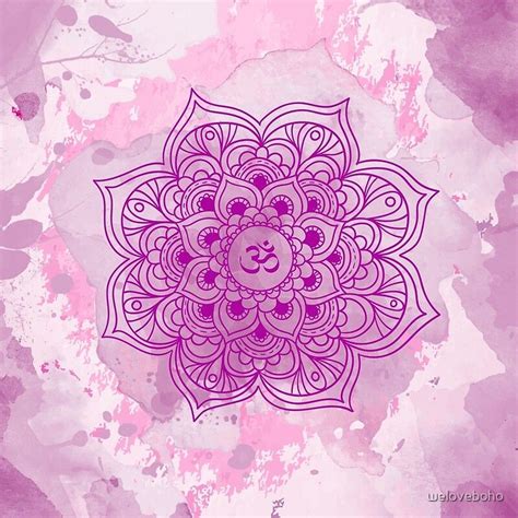 Purple Watercolor Mandala Millions Of Unique Designs By Independent