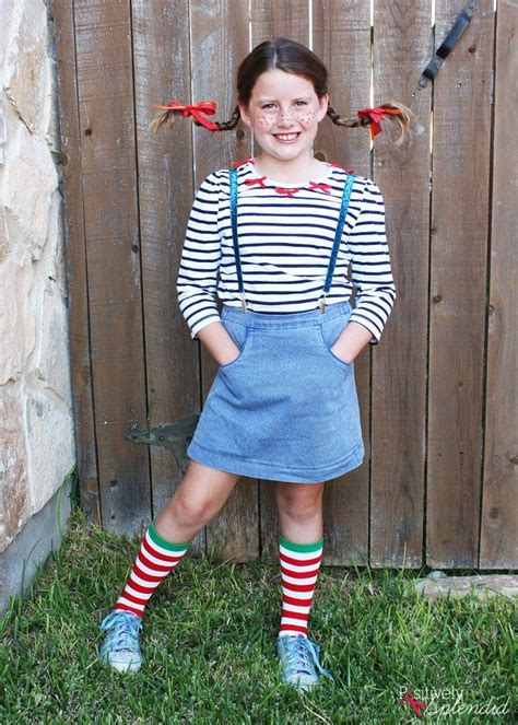 Diy Pippi Longstocking Costume And Hair Pippi Longstocking Costumes