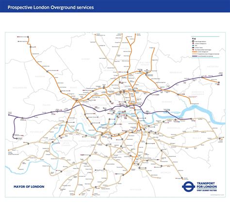 New Tfl Map Shows London Overground Routes Under Sadiq Khans Plans For