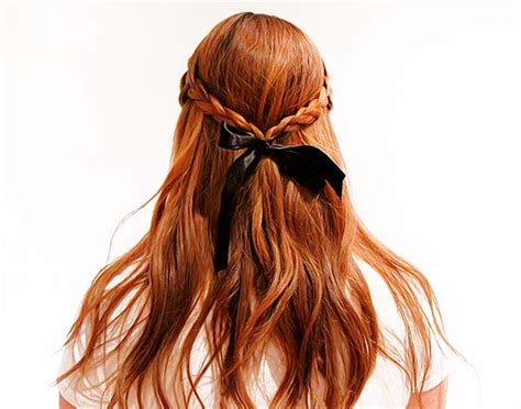 Alternatively, complete the braid first, then use a hair looping tool to deliberately integrate the ribbon. Pretty Hairstyles with Ribbons You'd Want to Steal - Hair