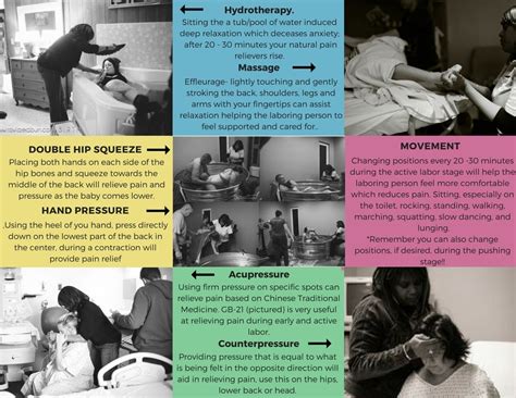 page 2 inside comfort measures prepared by agape doula danielle lugrand journey to midwifery