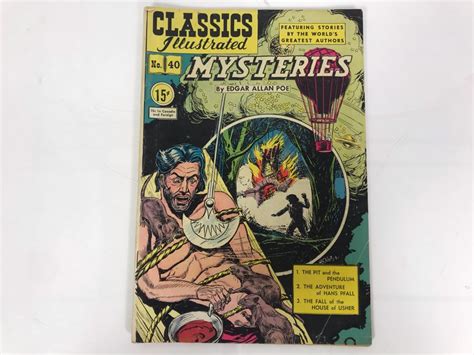 classics illustrated 40 mysteries by edgar allan poe