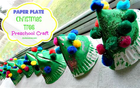 Paper Plate Christmas Tree Craft For Kids Ducks N A Row