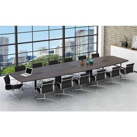 Tribesigns 8ft Conference Table Large Rectangle Shaped Meeting Table