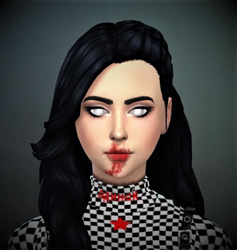 Anna Vait Cc The Sims 4 Vampires Blood Lips Download 3