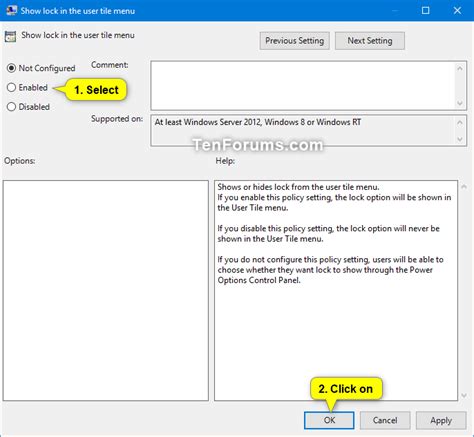 Add Or Remove Lock In Account Picture Menu In Windows 10 Tutorials