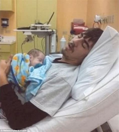 Father Posed Alongside Newborn In Touching Hospital Shots Just Weeks
