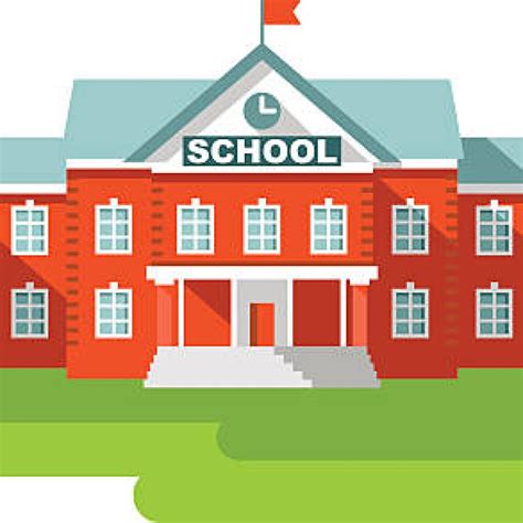 Building Clipart School Building School Transparent Free For Download