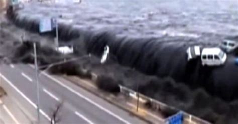 Caught On Tape Japan Tsunami The Moment It Hit Videos Cbs News