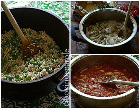 Maybe you would like to learn more about one of these? Riso e piselli con ragù di seppie