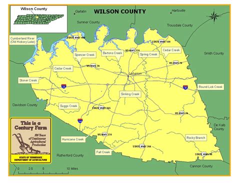 30 Wilson County Tn Map Maps Database Source