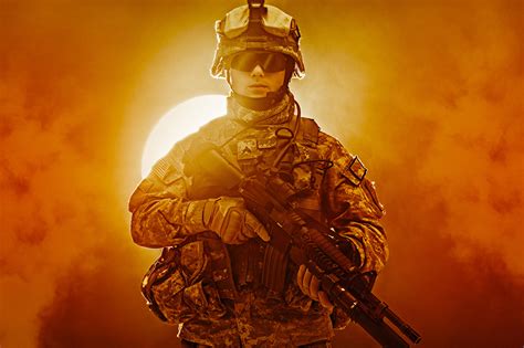 Fondos De Pantalla Soldados Fusil De Asalto Uniforme Gafas Ejército