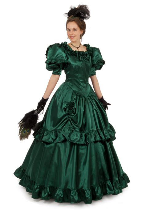 Magnolia Victorian Satin Ball Gown Recollections
