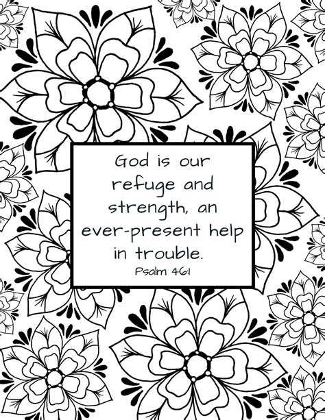 Bible Verse Adult Coloring Pages Printable Coloring Pages