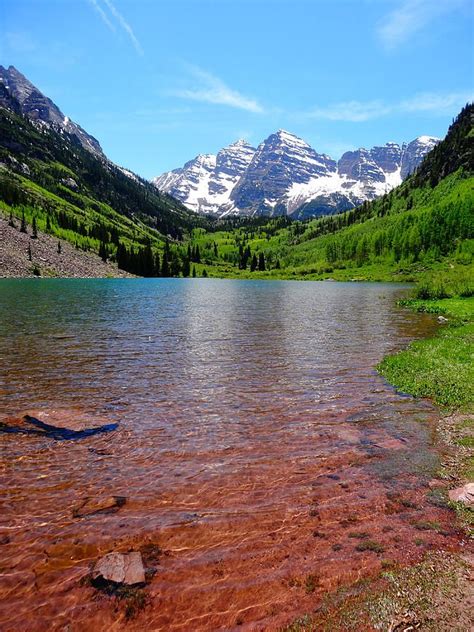 Maroon Bells Are Two Peaks Located In The Elk Mountains In The State Of