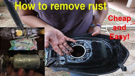 How To Remove Rust From Motorcycle Gas Tank With Vinegar And Baking