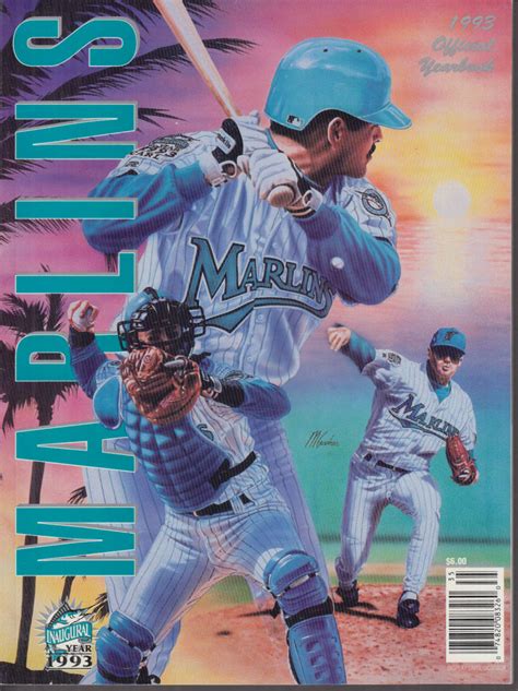 Florida Marlins 1993 Official Yearbook Inaugural Season