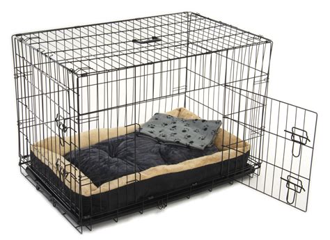 Alphapet® Large 36 Heavy Duty Pet Dog Cage Inc Fitted Fleece Bed And