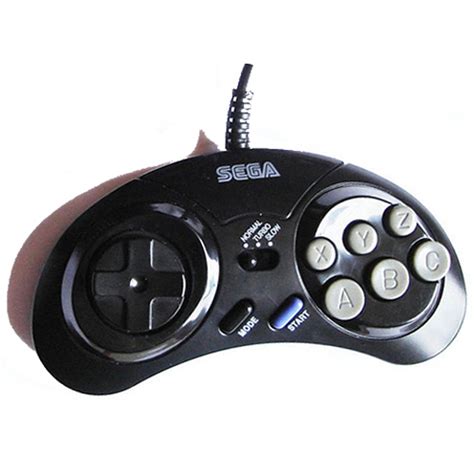 Sega 6 Button Turbo Mini Controller Genesis 1470 For Sale Dkoldies
