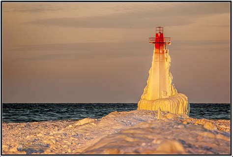 Ice Caves On Lake Michigan Muskegon Picture Michigan