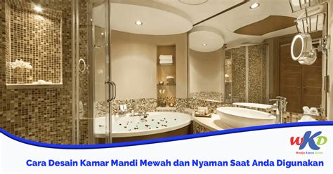 Kamar mandi ini semakin terlihat cantik dengan pemilihan furniture yang simple dan berwarna cerah seperti vas bunga putih dan toilet putih. Cara Desain Kamar Mandi Mewah dan Nyaman Saat Anda Digunakan