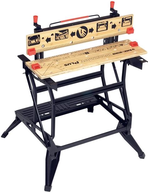 Heavyweight steel construction allows support of 250kg. bol.com | BLACK+DECKER Workmate WM825-XJ opvouwbare ...