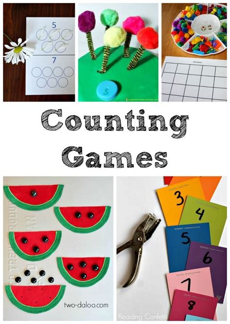 Counting Games For Toddlers And Preschoolers Numbers Preschool Math