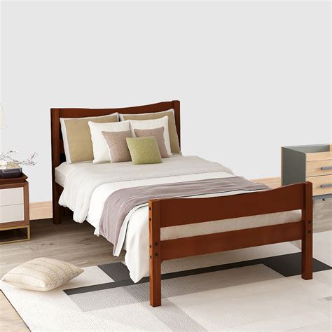 Best reviews guide analyzes and compares all mattress frame twins of 2021. Twin Platform Bed Frame, Walnut Twin Bed Frame with ...