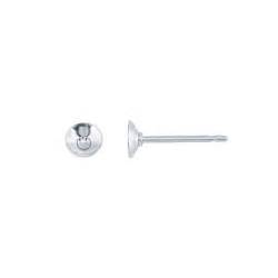 Sterling Silver Pearl Post Earring Mountings