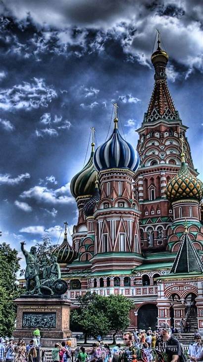 Moscow Russia Square Wallpapers Cityscapes Cathedrals Iphone