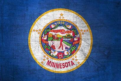 Minnesota Flag Metal Flags State Texture Usa