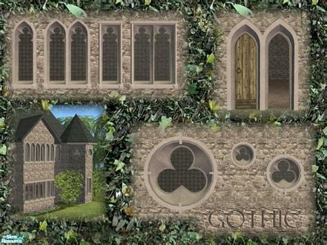 The Sims Resource Gothic Windows And Doors