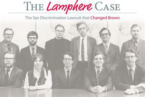 Exhibit The Lamphere Case The Sex Discrimination Lawsuit That