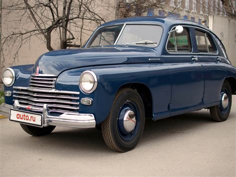 Купить б у ГАЗ М 20 Победа 1946 1958 2 1 mt 52 л с бензин механика в Москве синий ГАЗ М 20