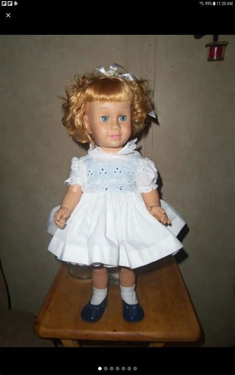 chatty is mattel s 19 inch 1959 first issue chatty cathy talking doll with the cloth covered