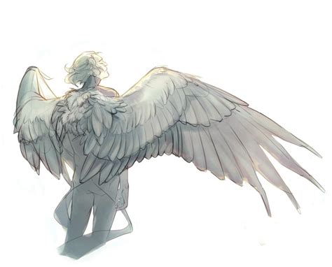 Azrael Has Ethereal Wings That He Can Summon Wings Drawing Wings Art