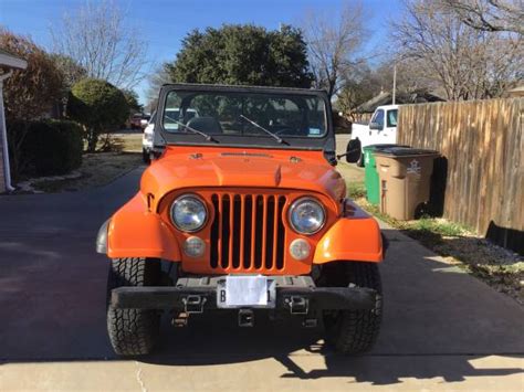 No accidents, 1 owner, personal use. 81 Jeep CJ7 - $6000 | Cars & Trucks For Sale | San Angelo ...