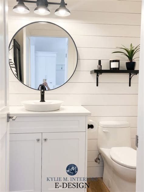 Benjamin Moore Super White Best White Paint Color Powder Room Small