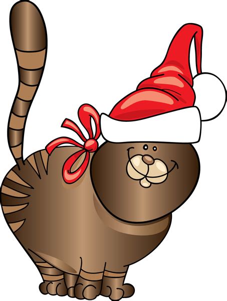 Christmas Cat Clip Art Clipart Best