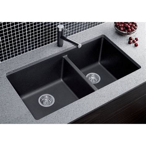 Ovis offers a large selection of drawer slides from hettich, fulterer, sugasune and hawthorne & reid. Precis Silgranit 33" L x 18" W Double Basin Undermount ...