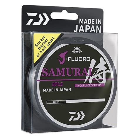 Daiwa JFS20 220 J Fluoro Samurai 220 Yd 20 Lb Clear Fluorocarbon