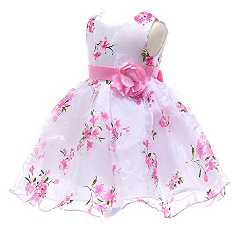 Berngi Summer Kids Clothes Baby Girls Flower Princess Dress For Wedding