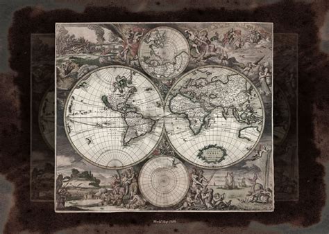 World Map 1689 Poster By Mr Jackpots Displate