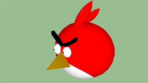 Angry Bird Red 3d Warehouse